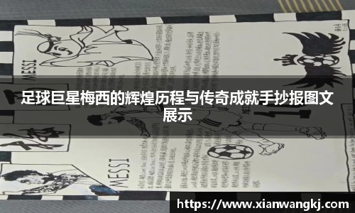 足球巨星梅西的辉煌历程与传奇成就手抄报图文展示